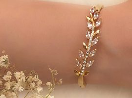 دستبند زنانه طلا 18 عیار